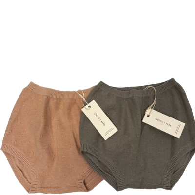 Brand New with tags Quincy Mae Size 2- 3 Beige / Khaki bloomers