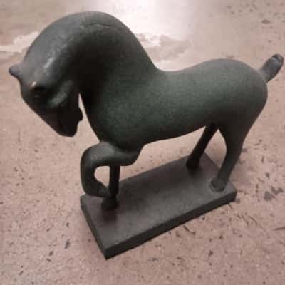 Franklin Mint Chinese Imperial Horse (Bronze Patina) - 1985