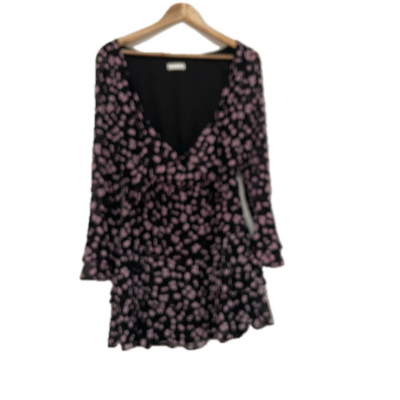 Kookai Womens Dress Size 40 Black  / Pink  