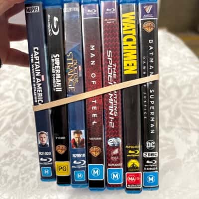 Blu-Ray x 7 SuperHero bundle 