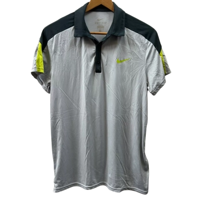 Nike Mens Size M Grey Polo