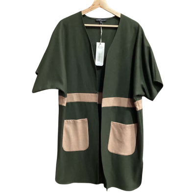 BNWT Vigorella Kimono Coat Green Size S