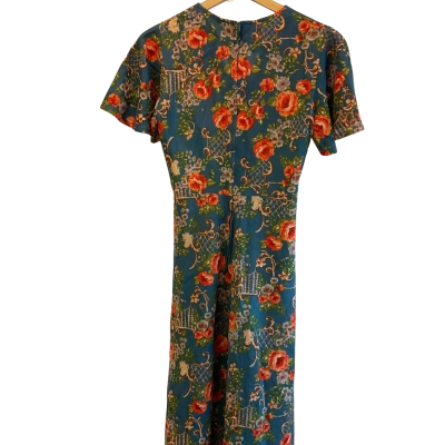 Jamain - Womens Vintage Dress -Size 12 , Multicoloured 