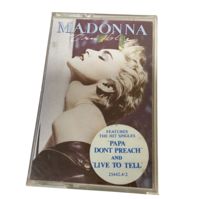 Vintage Madonna True Blue Cassette Tape