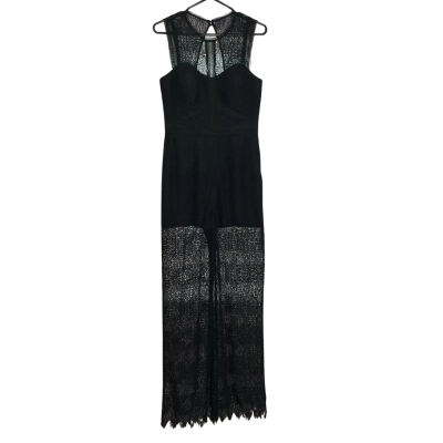 Forever New Womens  Size 10 Sleeveless Playsuit Black  