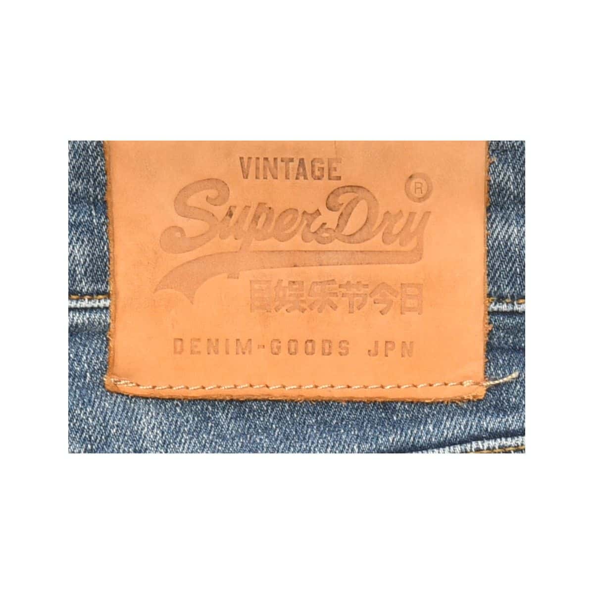 Superdry Mens Size 34 Slim Fit Jeans Blue