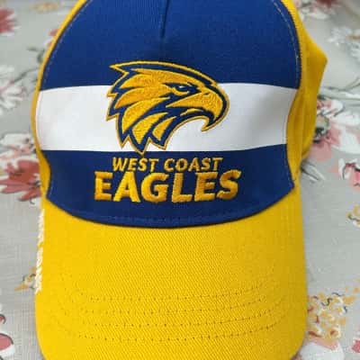 AFL West Coast Eagles Embroidered Adjustable Hat (B16)