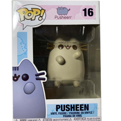 Funko Pop! vinyl figure of Pusheen, number 16 in the Pop! Pusheen collection. 