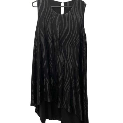 Taking Shape Womens  Size 14 Sleeveless Top Black  