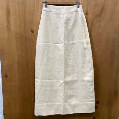 Zimmermann Cream Midi Skirt Size 4