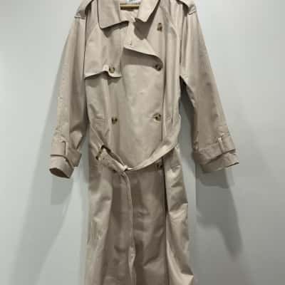 Commonry  Womens  Size 16 Trench Coat / Winter Coat Beige 