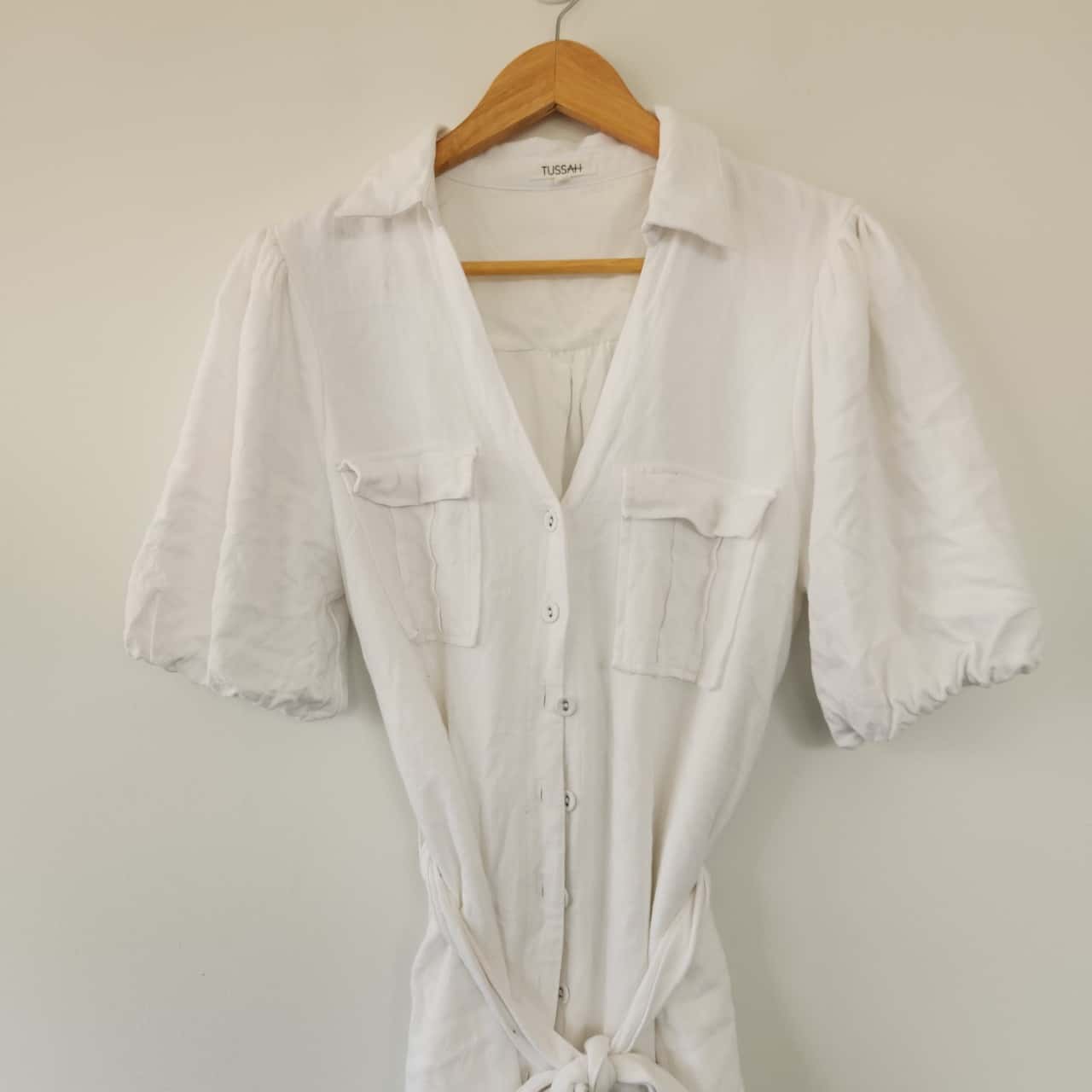 Black Floral Button Up Puff Sleeve main image 1