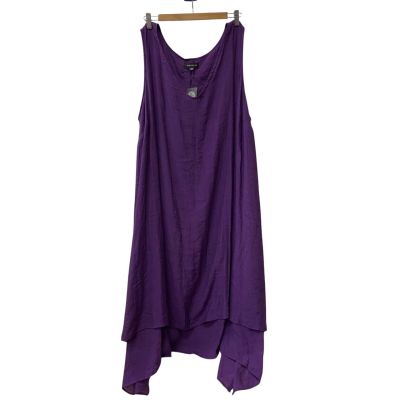 Autograph - Volume Dresses - S/L Layer Dress in Purple Size 22
