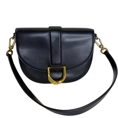 Charles & Keith Womens Handbag Black  / Gold 