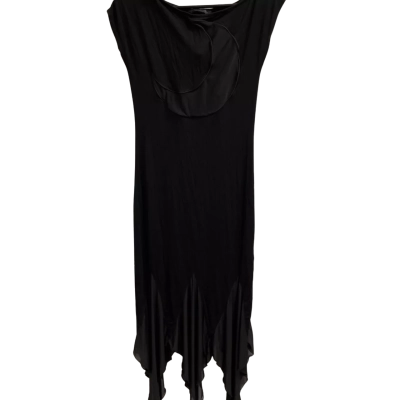Killstar Black Crypt Mesh Layered Uneven Hem Goth Style Dress 