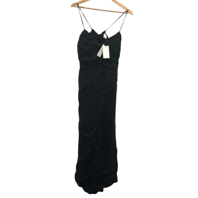 AERE Womens  Size 14 Midi Dress Black  BNWT