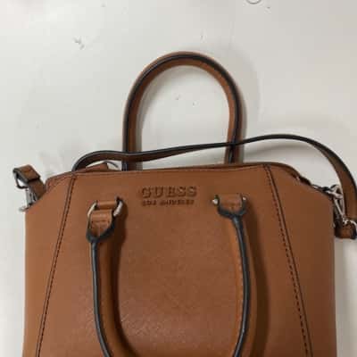 Guess Womens Handbag Brown 