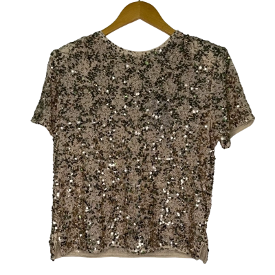 Decjuba Womens  Size M T-shirts Gold 