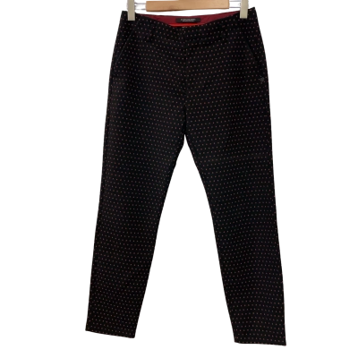 Scotch & Soda Womens  Size S Slim Fit Pants Black  / Red 