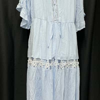 Rockmans size16 lightblue dress