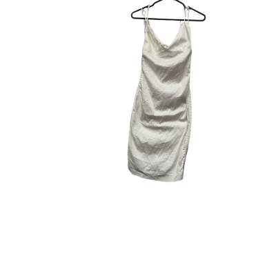 White Fox Womens  Size M Bodycon Dress / Casual Dress / Shoestring Strap Dress White 