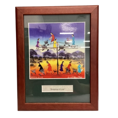 Shopping on Line  Howard William Steer (Artist)