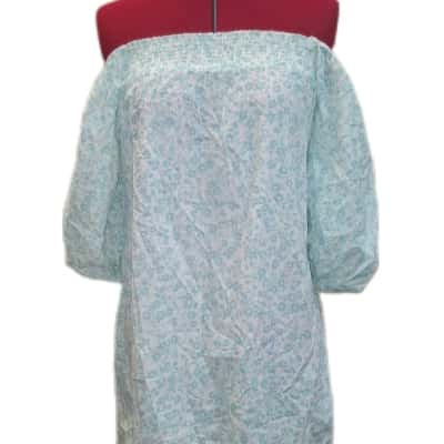 Billabong Womens  Size M Off The Shoulder Dress Blue 