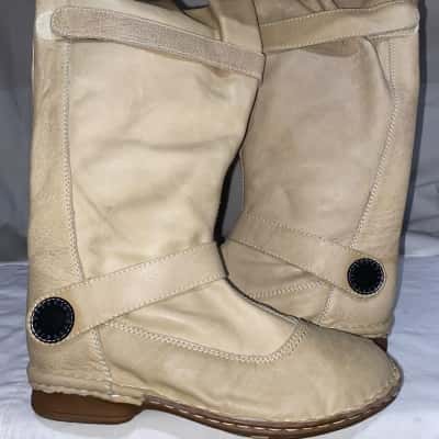  Women's EFFEGIE Boots Size 37 Stone 