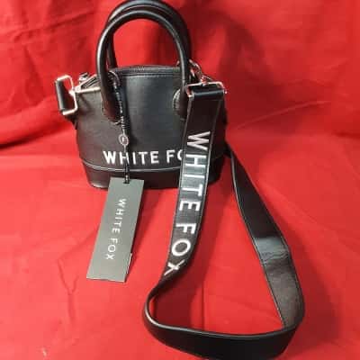 White Fox Women's Black petite size handbag New 