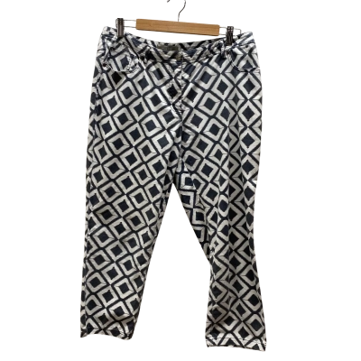 Yarra Trail Womens  Size 12 Grey Pattern Pants