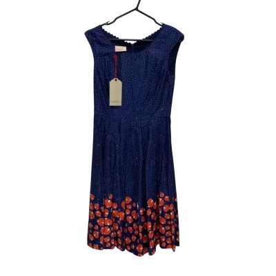 BNWT Maiocchi Anything’s Possible Dress Size 8 (Navy Blue With Orange Ladybugs)