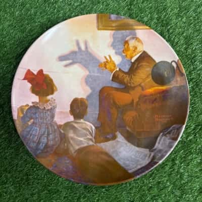 Norman Rockwell “The Shadow Artist” Display Plate 