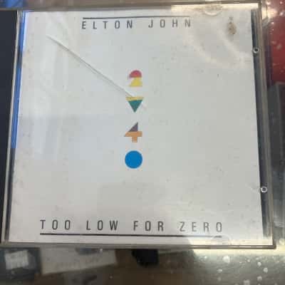 Elton John too low for zero