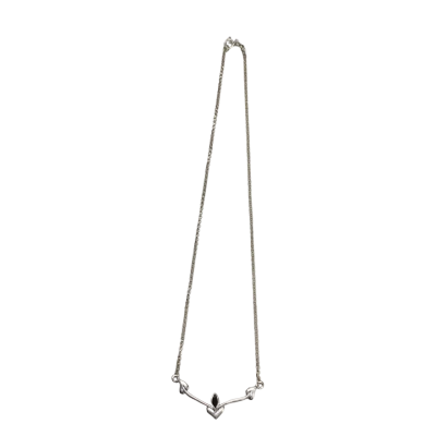 925 Silver Necklace With Onyx Stone - BNWT