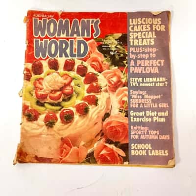 Vintage Australian Woman’s World Magazine – 30 January 1980 – Recipes, Crafts & Sewing