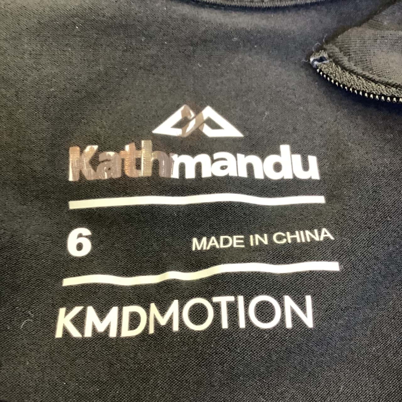 Kathmandu Womens Size 6 Long Sleeve Black Quarter Zipper Activewear Top Kathmandu Womens Size 6 Long Sleeve Black Quarter Zipper Activewear Top