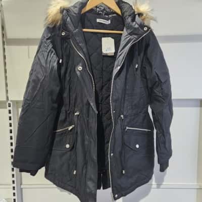 Ladies "Just Jeans" Fur Line Zip Up Jacket - BNWT 