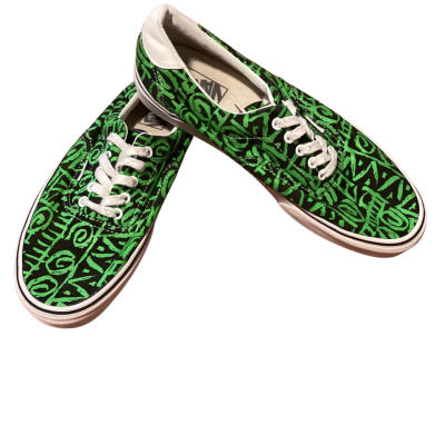 Vans Mens  shoes Size 10.5 Black  / Green 