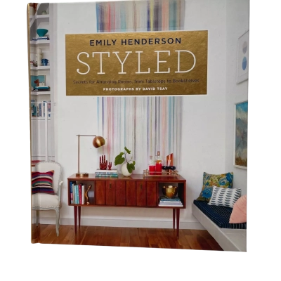 Emily Henderson styled hard cover book