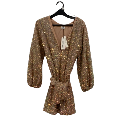 Sheike Womens  Size 6 Cocktail Dress Gold 