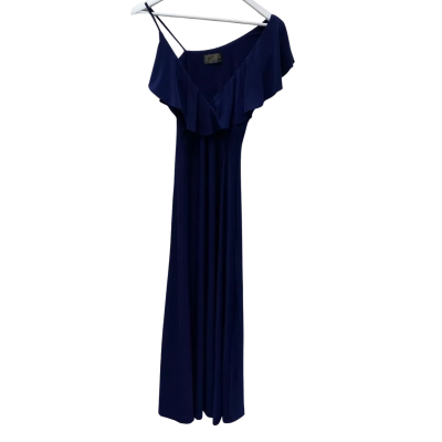 Barbarella Vintage Womens Cocktail / Formal Dress - Blue Size 8 