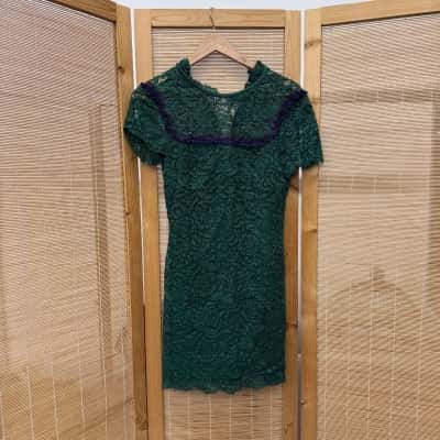 Sandro Womens  Size One Size Cocktail Dress / Mini Dress Green 