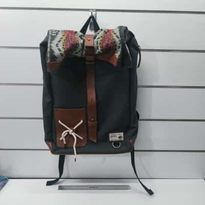 T-Level "Native Project" Urban Commuter Canvas Backpack PreOwned 