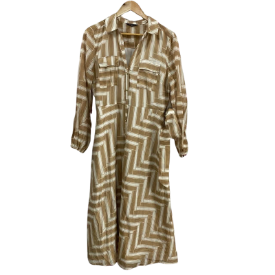 Portmans Womens  Size 10 Midi Shirt Dress 