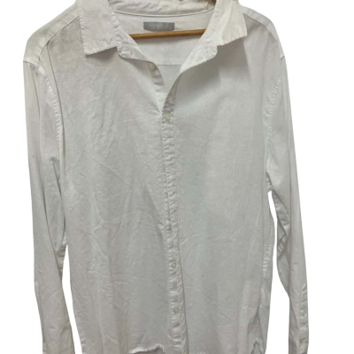 West Bay Cotton Linen  Mens  Size XL White 