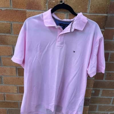 Tommy Hilfiger Mens  Size XL Polo Shirt Pink  