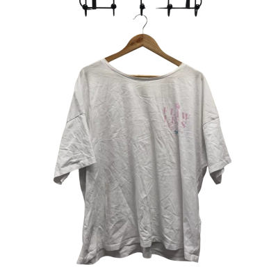 Official Netflix Bridgerton Womens Merch 'Flawless My Dear'  Size 20 / 22 Short Sleeve Top White 