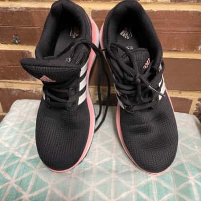 Adidas Womens Size 9 Black/Pink/White Cloudfoam Runners