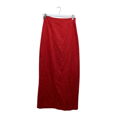 Sportsgirl Size 6 Ramie/Cotton blend Red Skirt