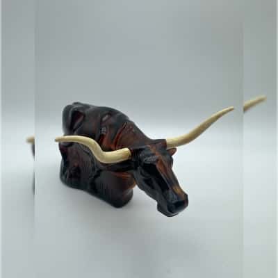 Vintage Avon Longhorn Bullock Empty After Shave Bottle